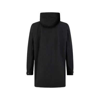 Black Polyester Coat