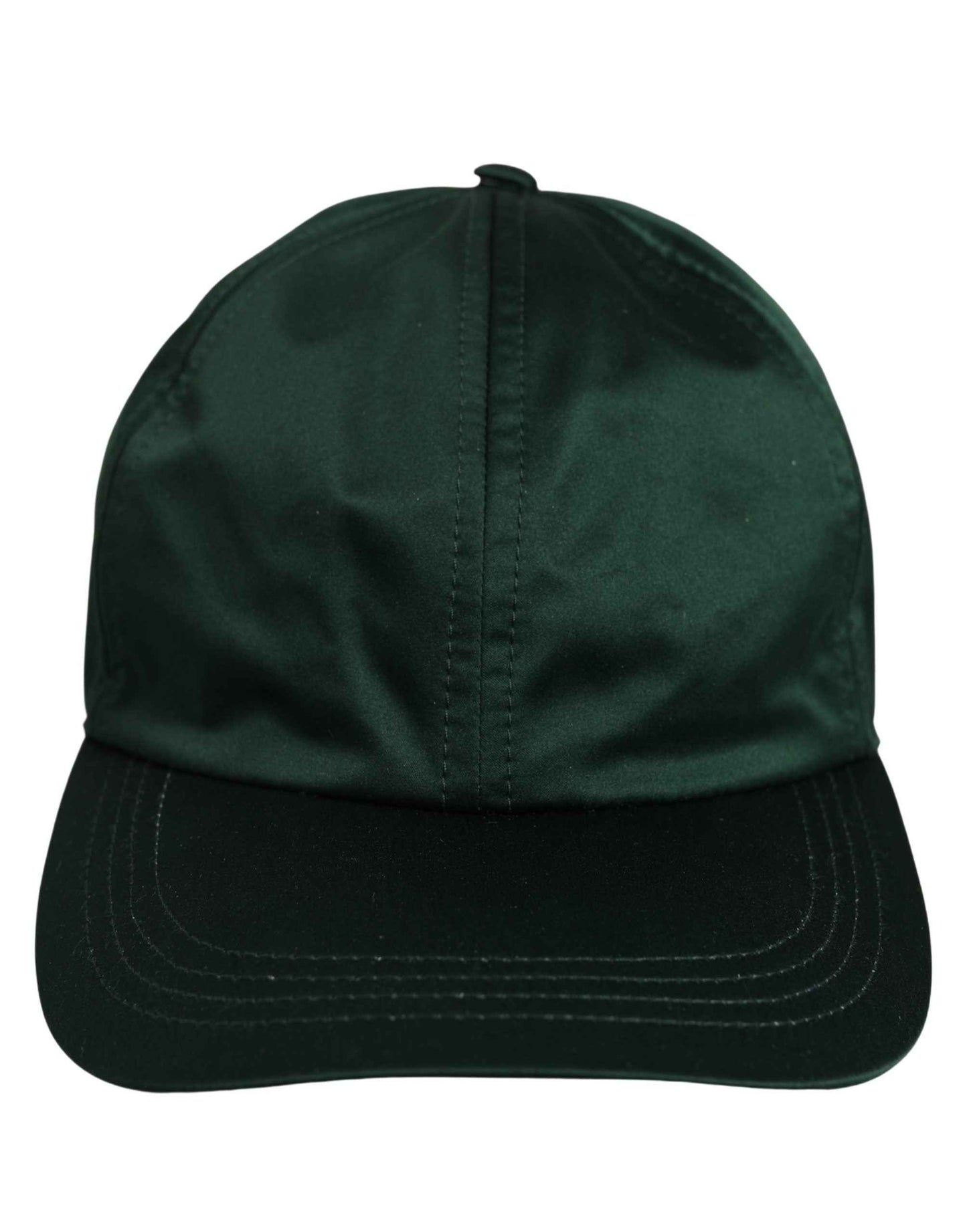 Men Deep Green Cotton Baseball Cap 6 Panels Hat