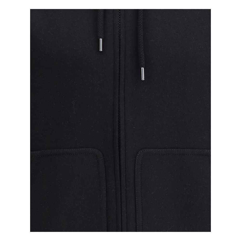 Black Cotton Sweatshirt