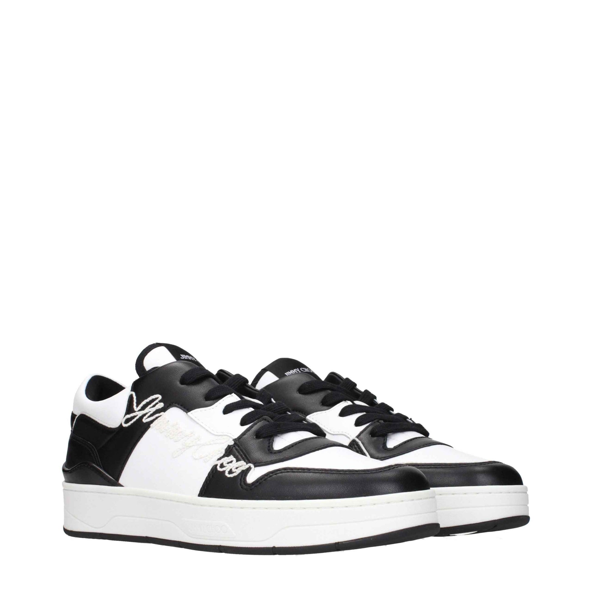 Black Leather Sneakers