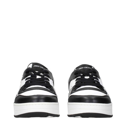 Black Leather Sneakers