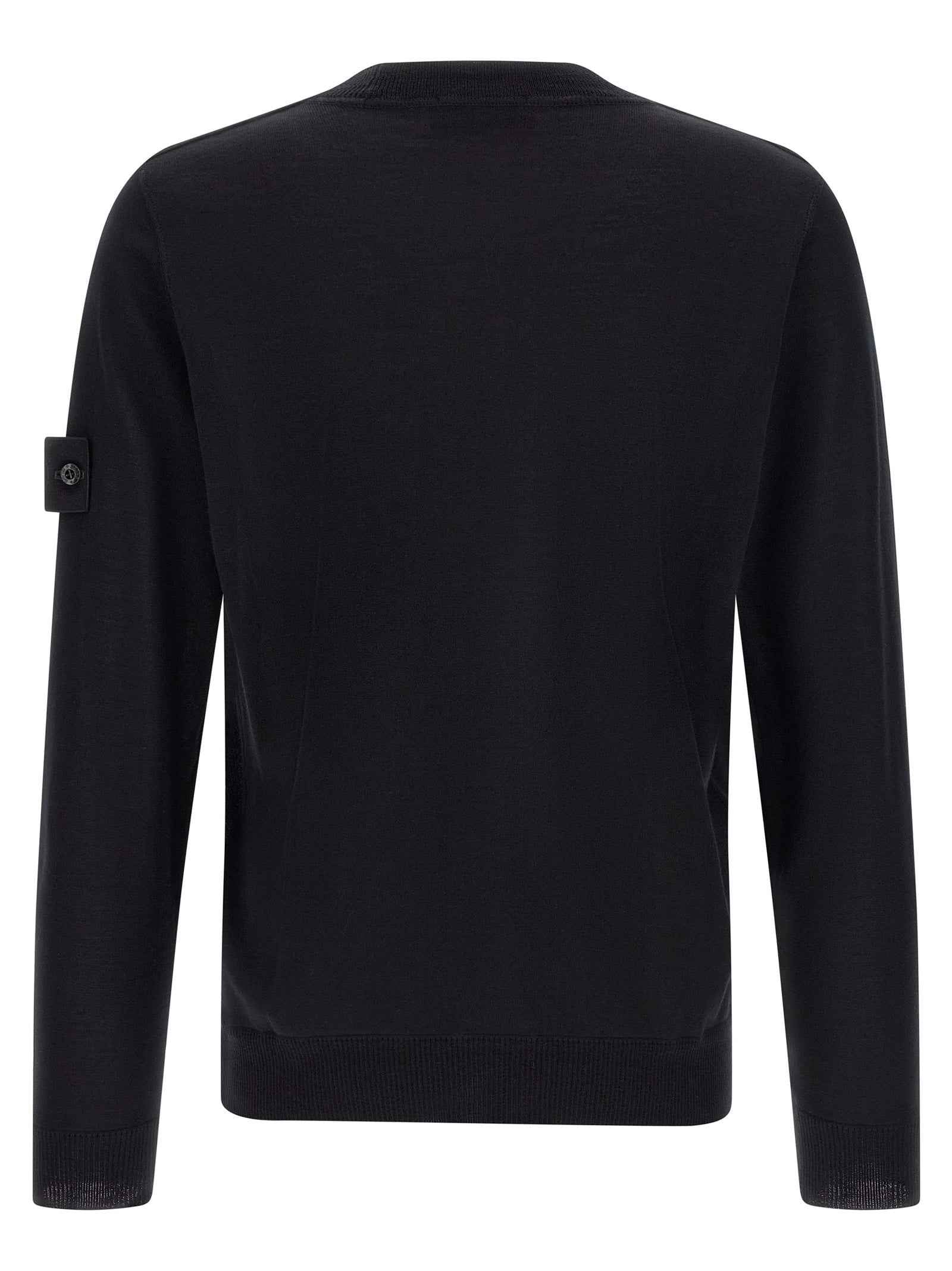 Black Virgin Wool Cardigan