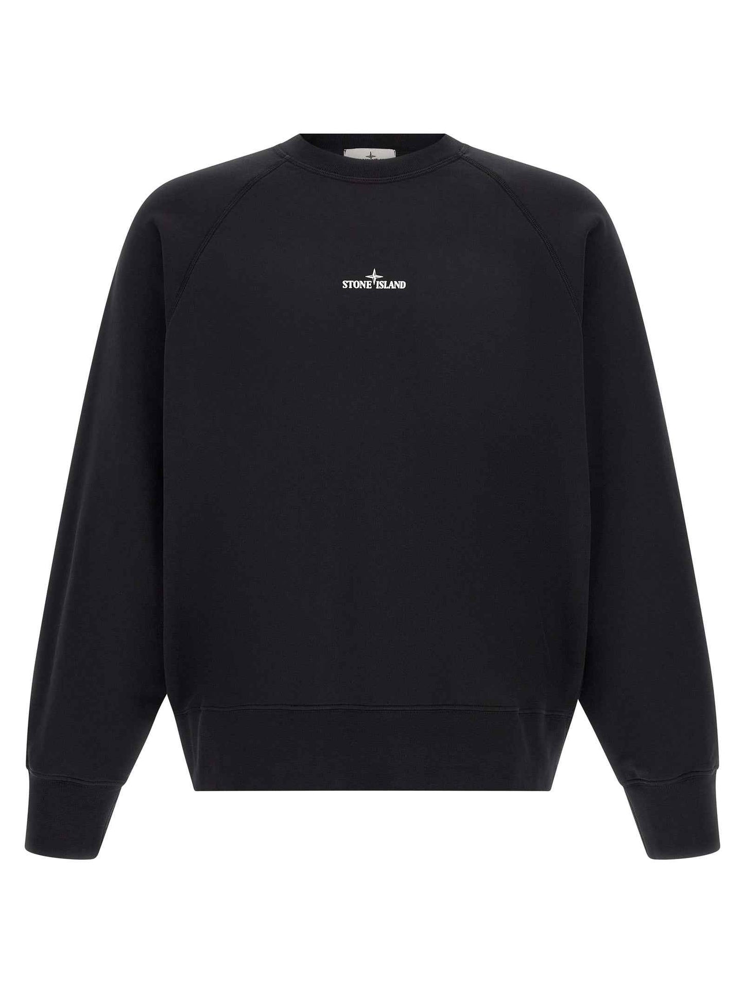 Black Cotton Sweatshirt