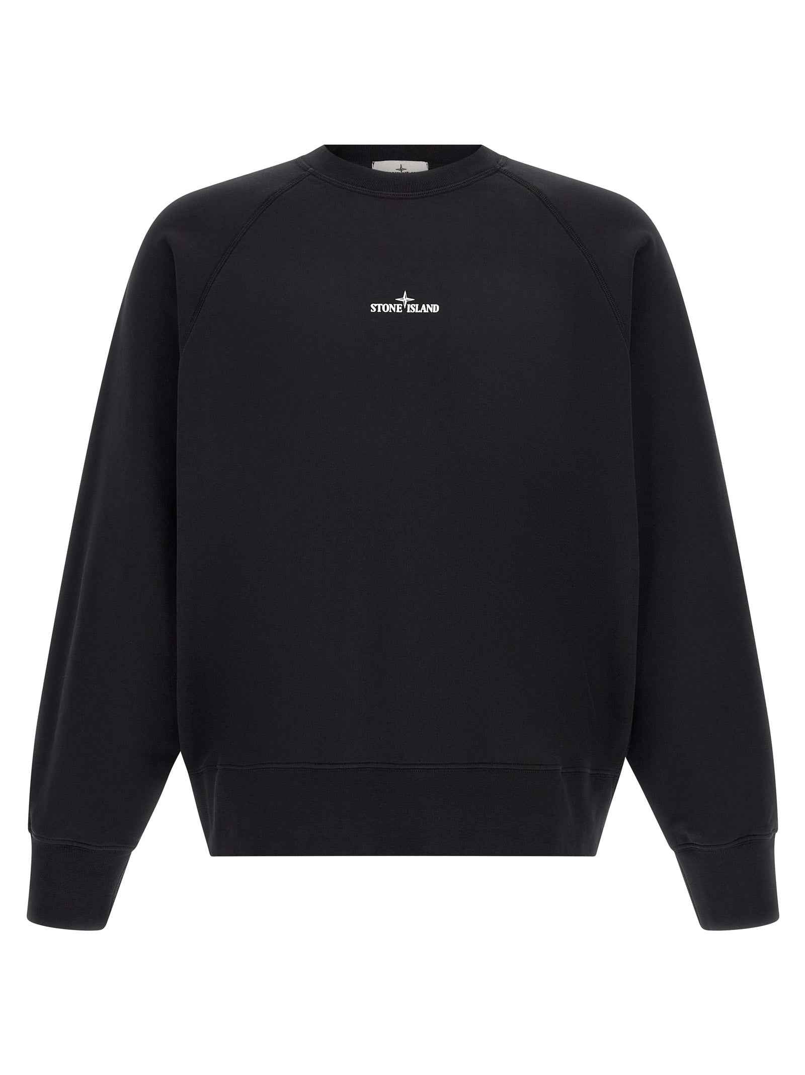 Black Cotton Sweatshirt