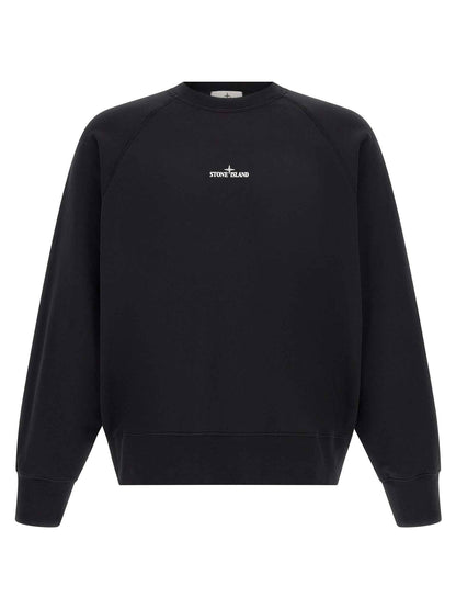 Black Cotton Sweatshirt