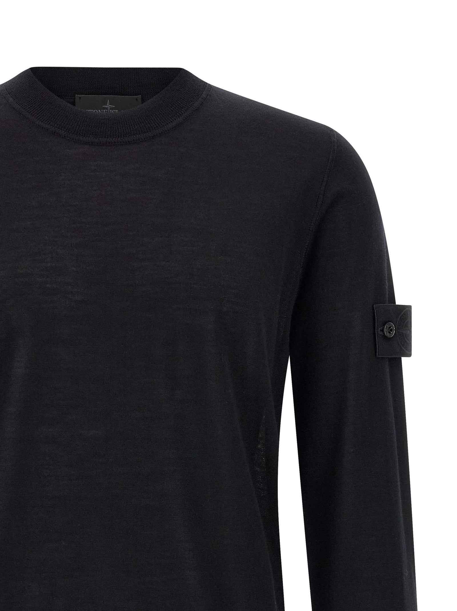 Black Virgin Wool Cardigan