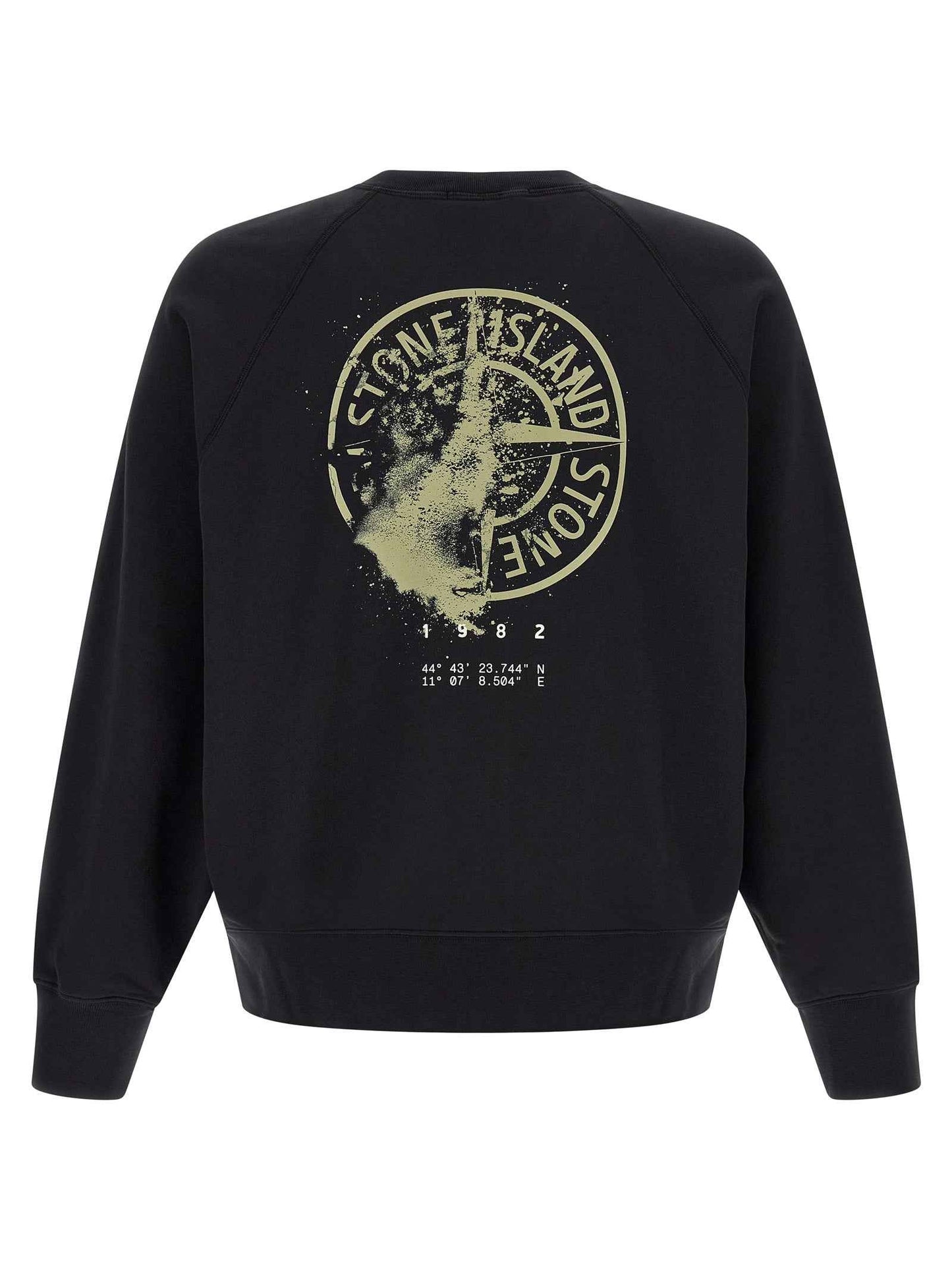 Black Cotton Sweatshirt