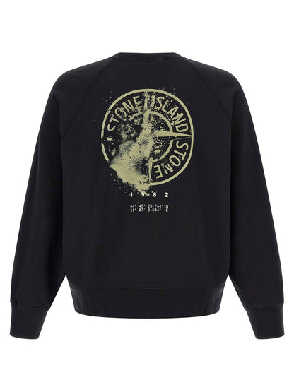 Black Cotton Sweatshirt