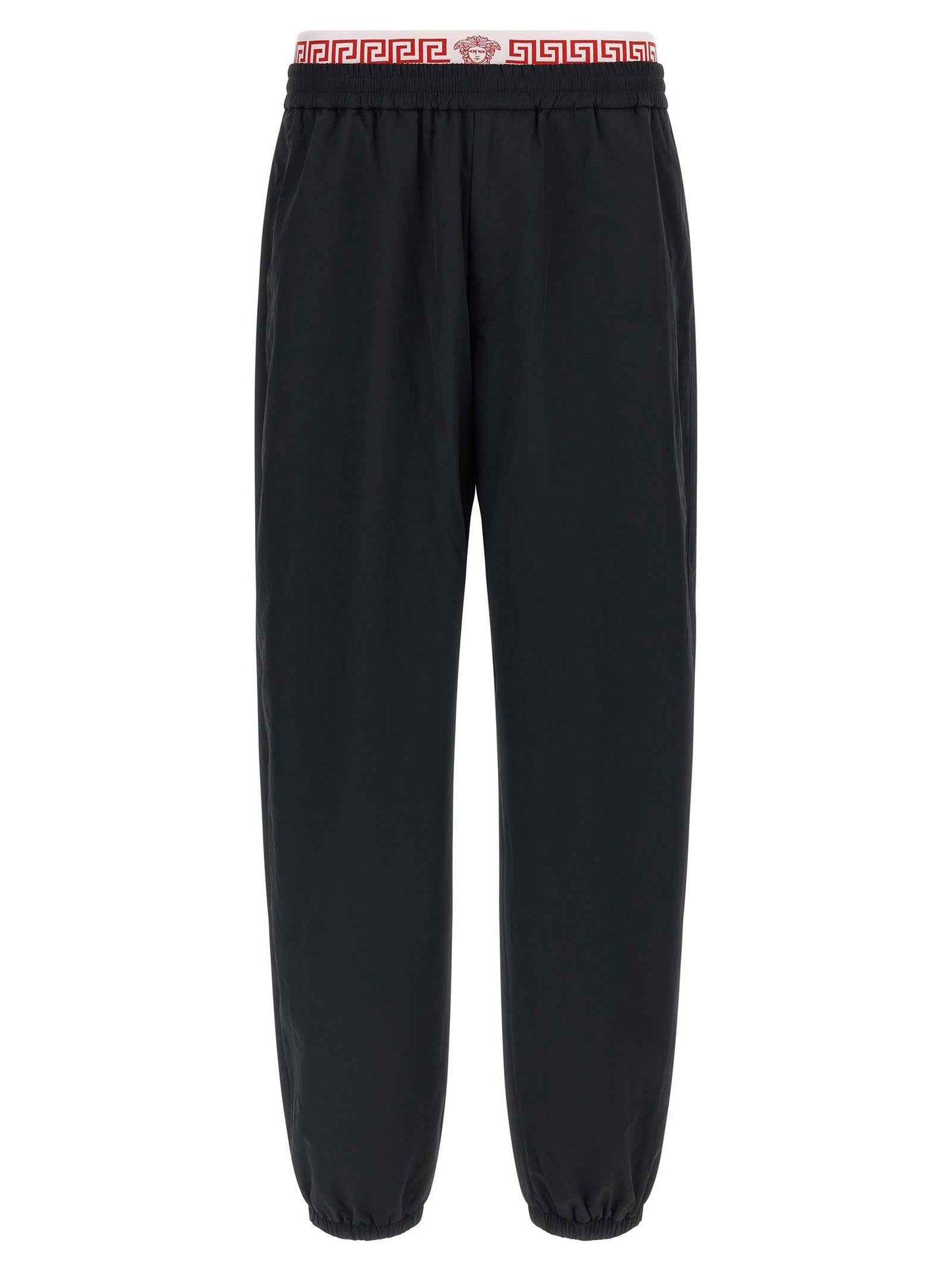 Black Polyamide Joggers (Workout Pants)