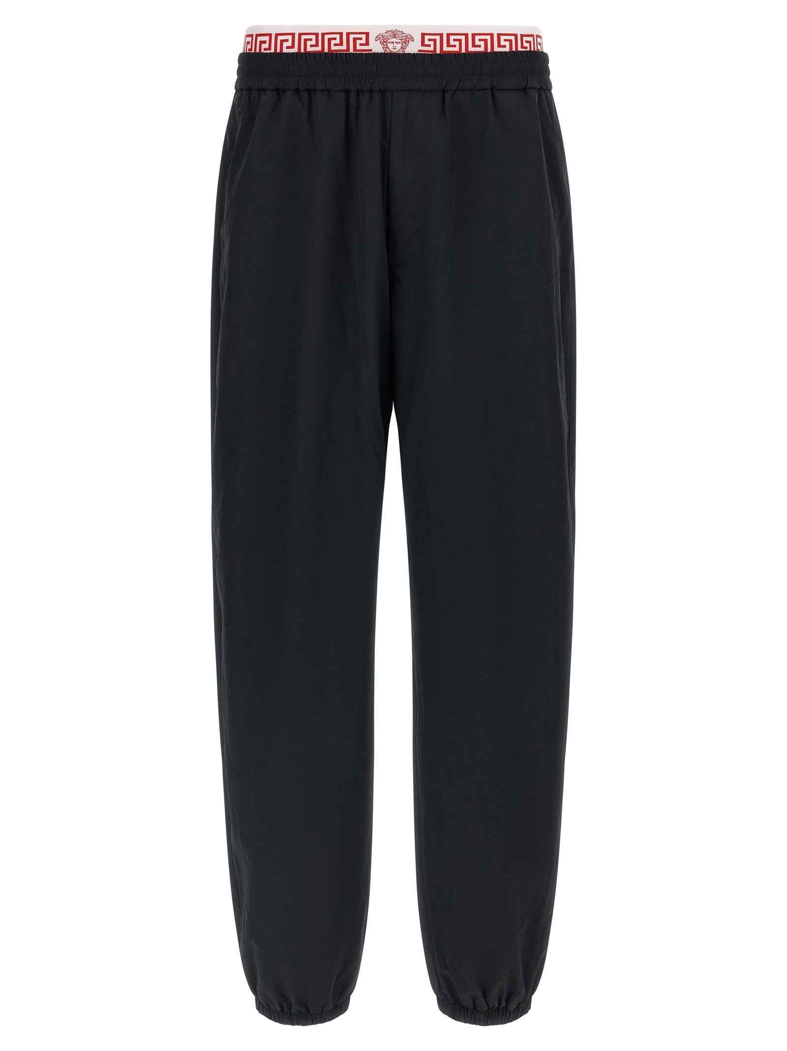 Black Polyamide Joggers (Workout Pants)