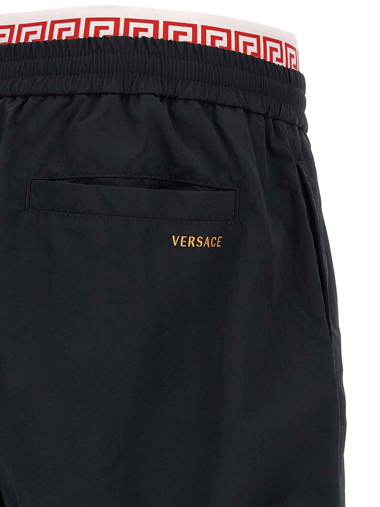 Black Polyamide Joggers (Workout Pants)
