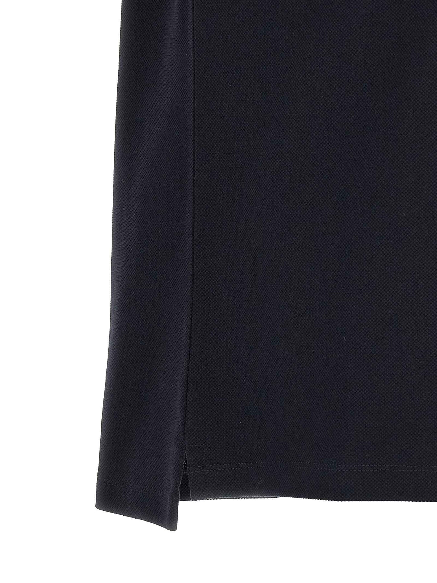 Blue Cotton Polo Shirt