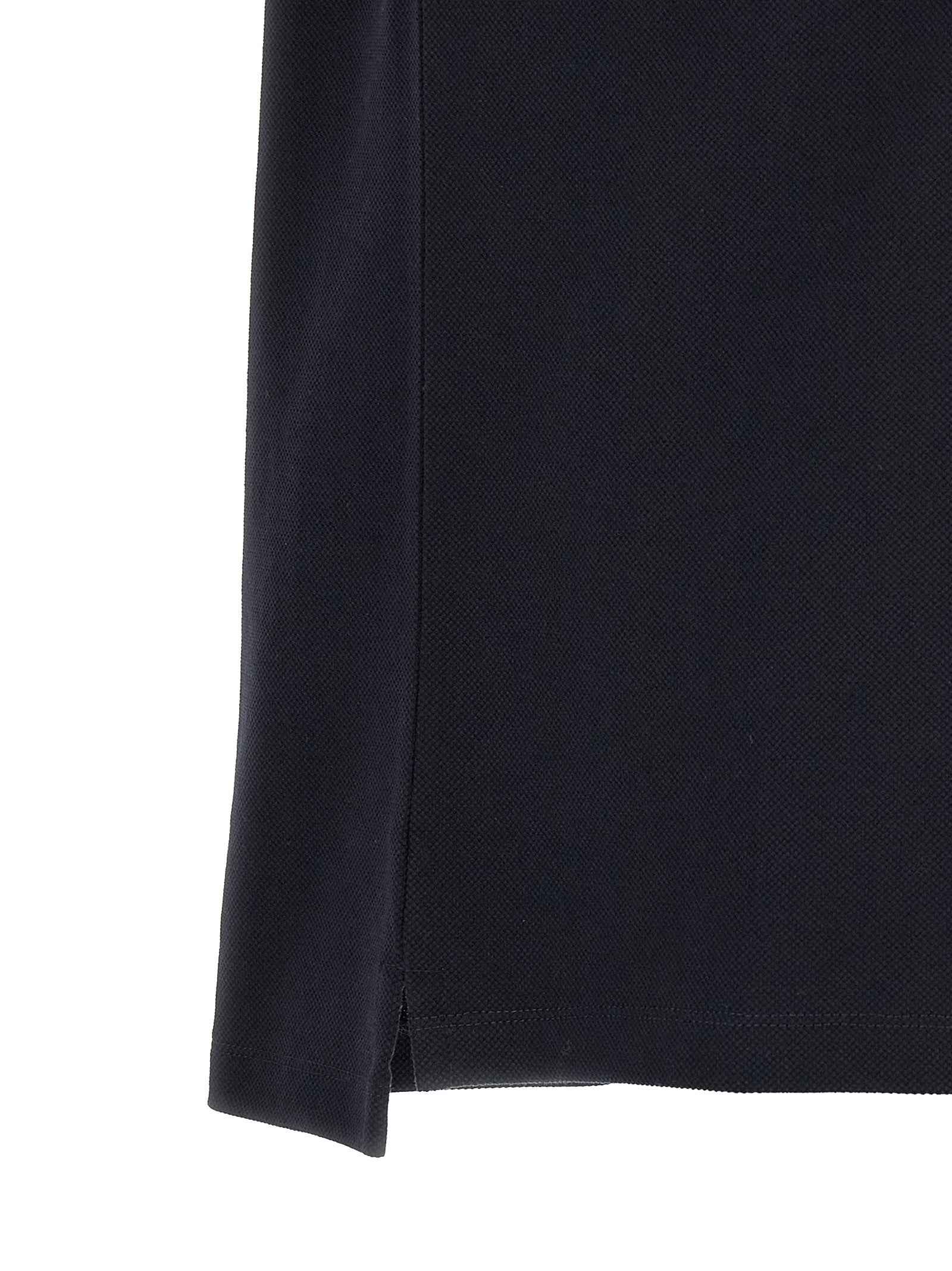 Blue Cotton Polo Shirt