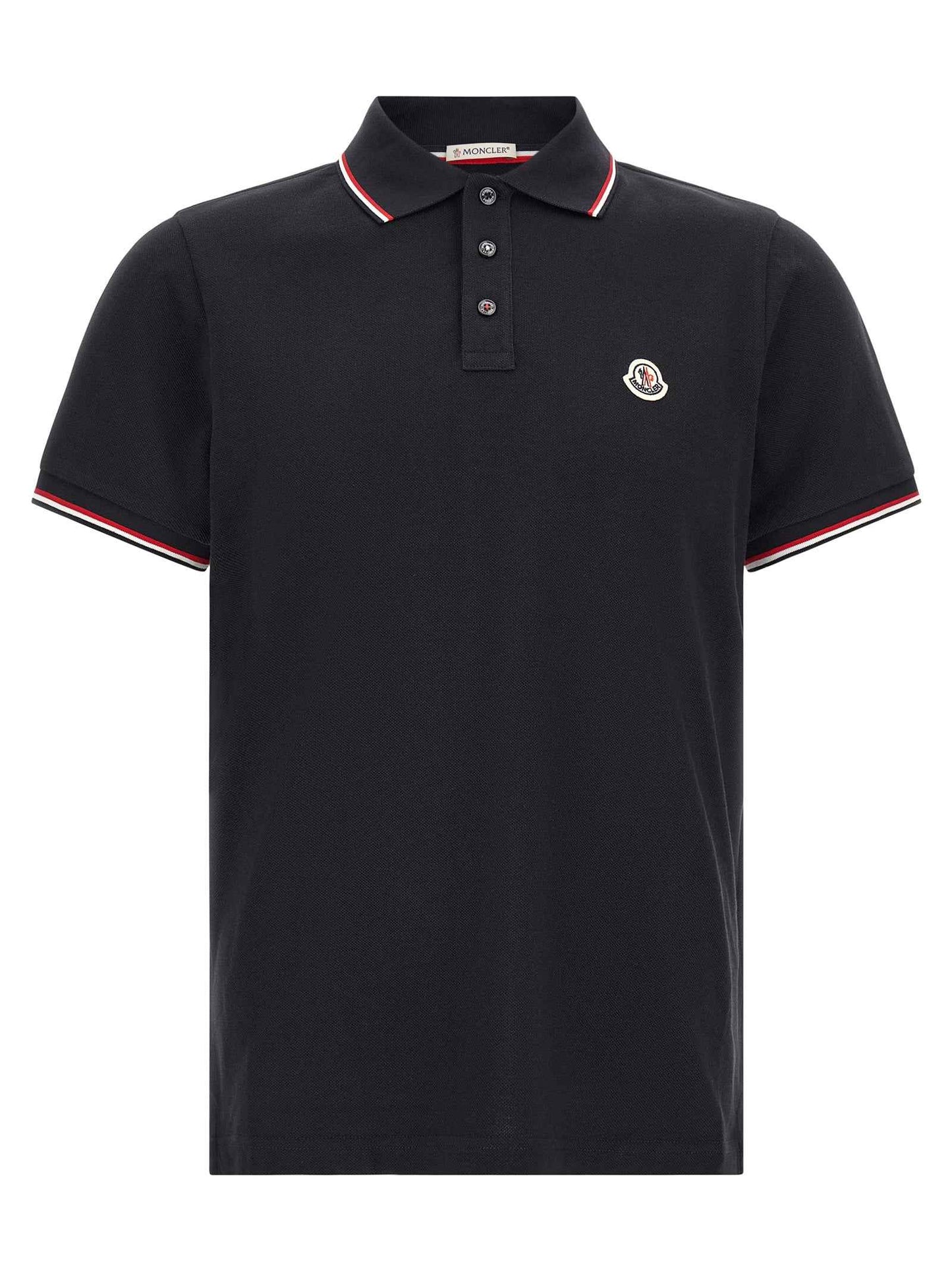 Blue Cotton Polo Shirt