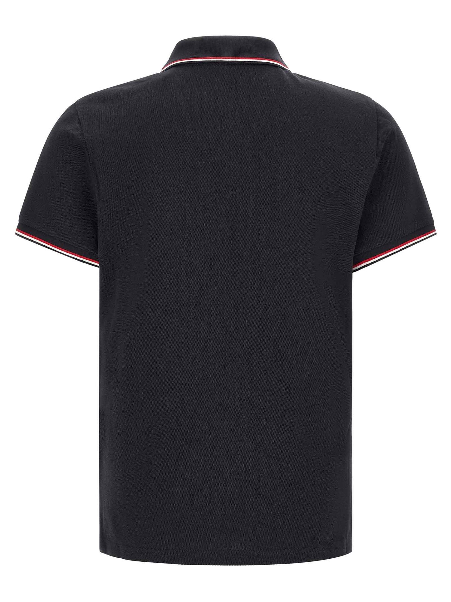 Blue Cotton Polo Shirt