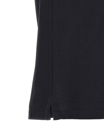 Blue Cotton Polo Shirt