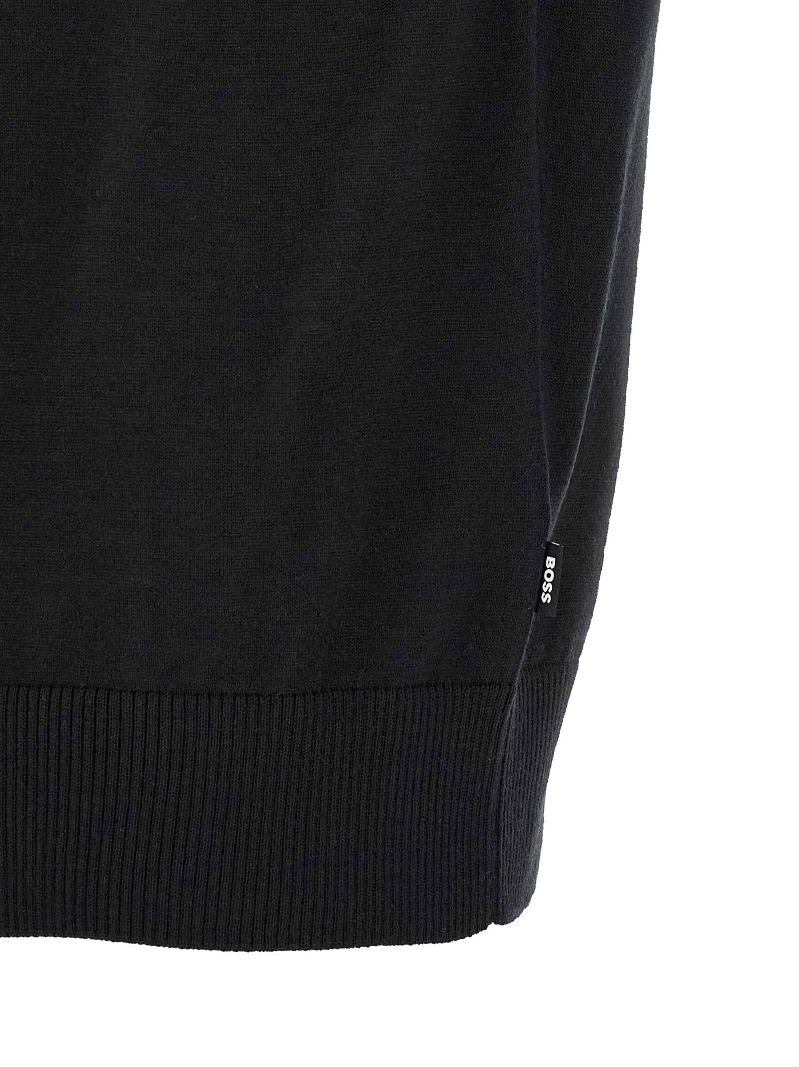 Black Virgin Wool T-Shirt
