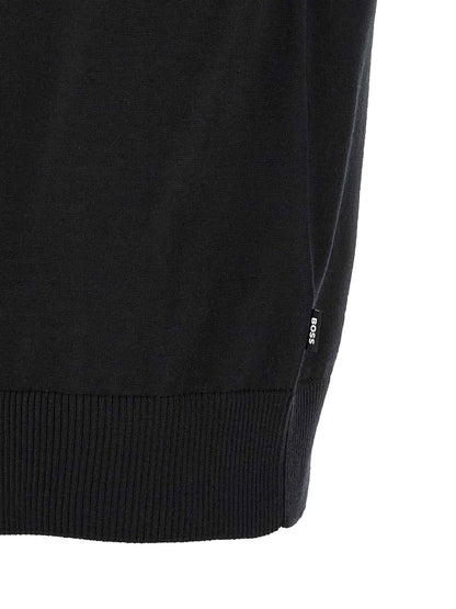 Black Virgin Wool T-Shirt