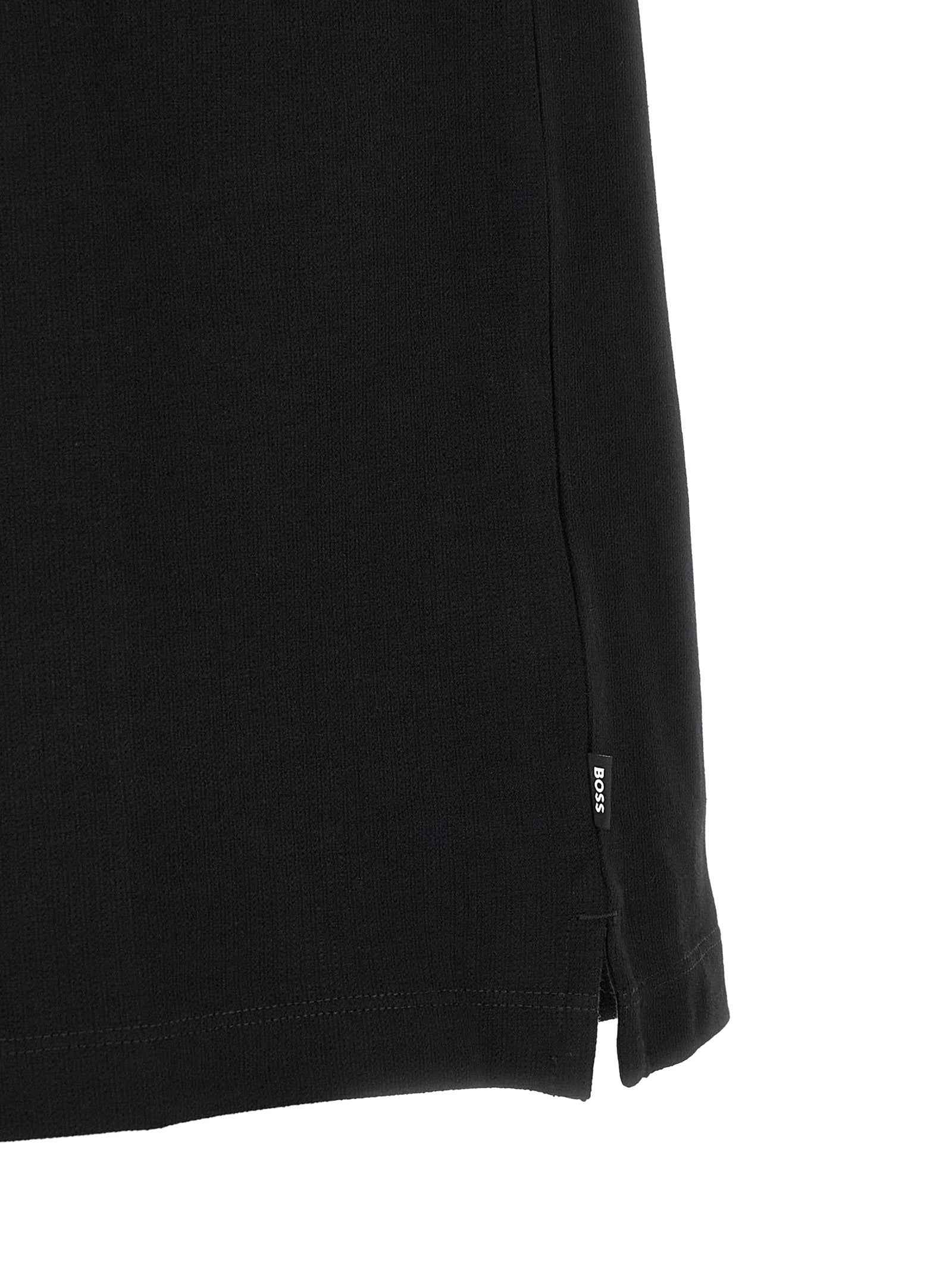Black Cotton Polo Shirt