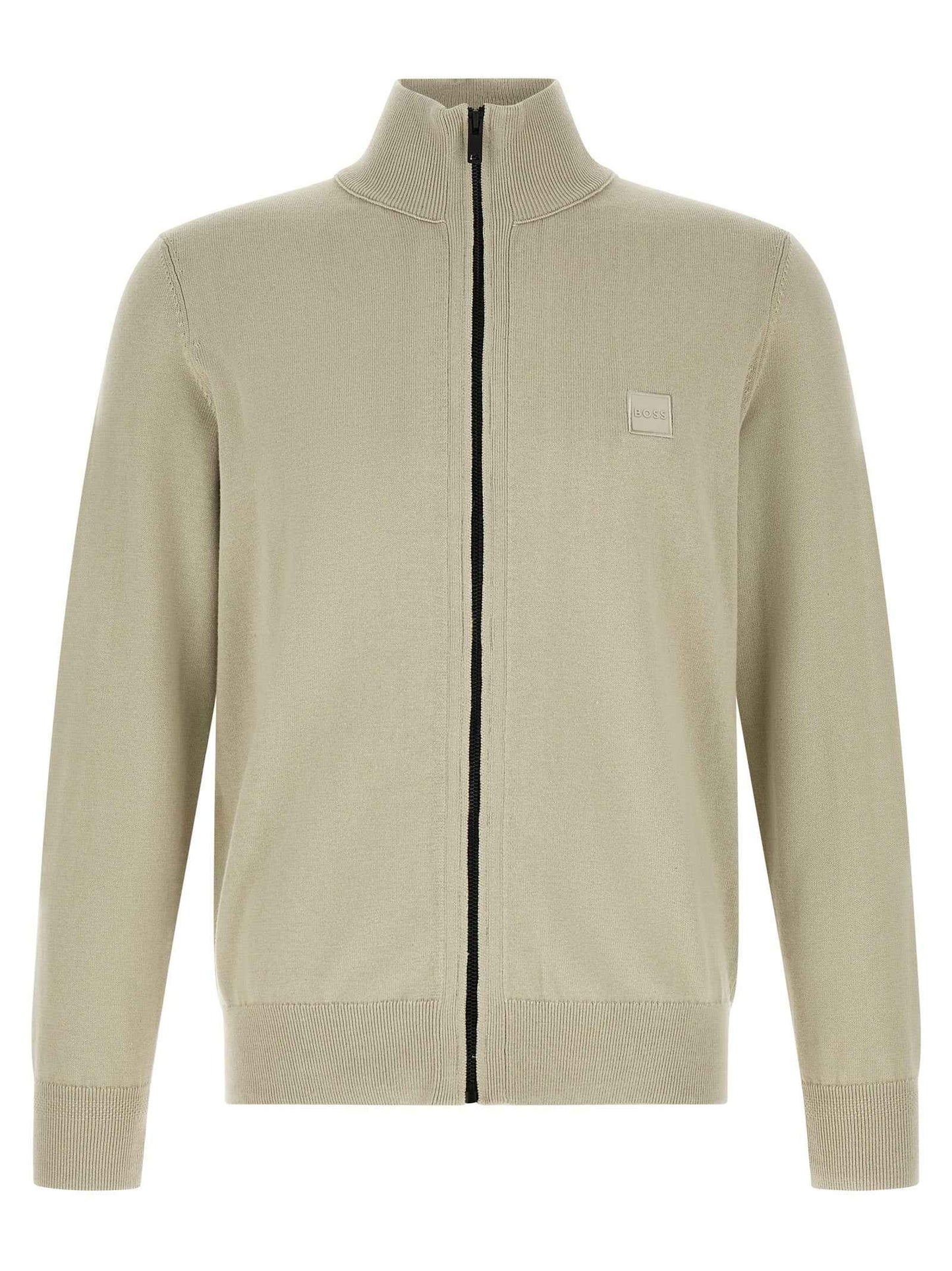 Beige Cotton Cardigan