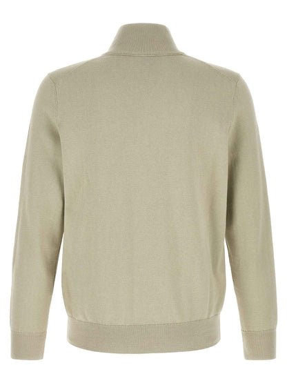 Beige Cotton Cardigan
