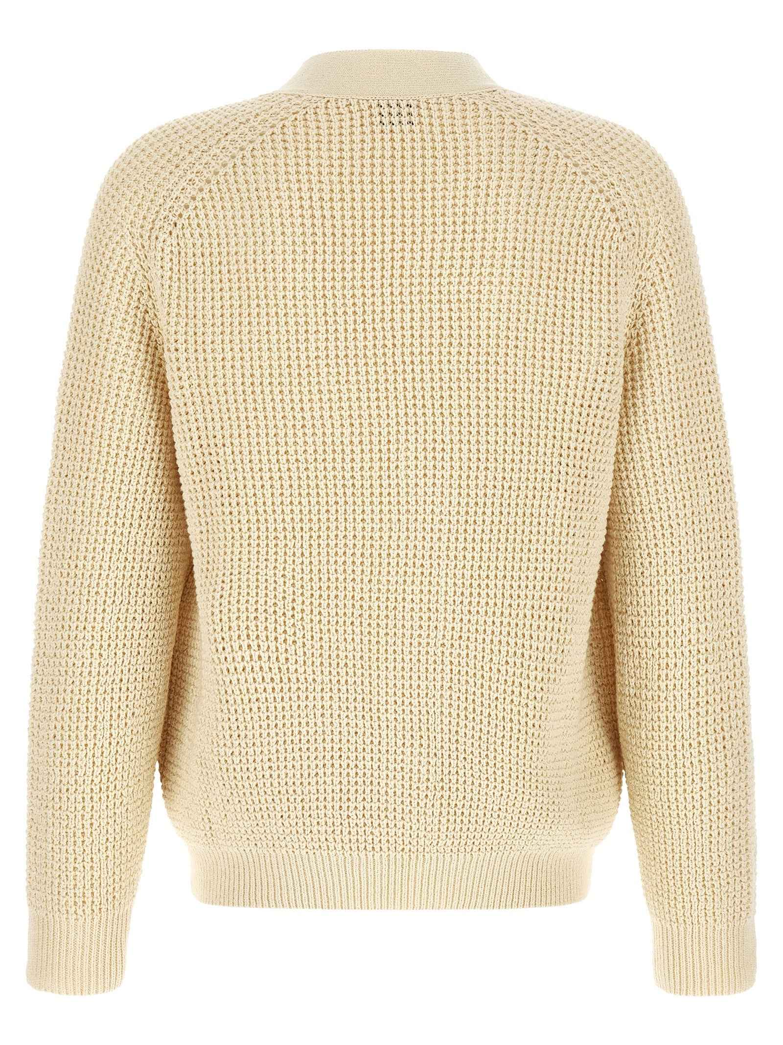 Beige Cotton Cardigan