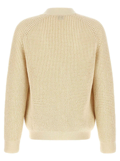 Beige Cotton Cardigan