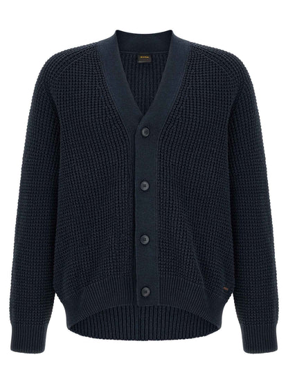 Blue Cotton Cardigan