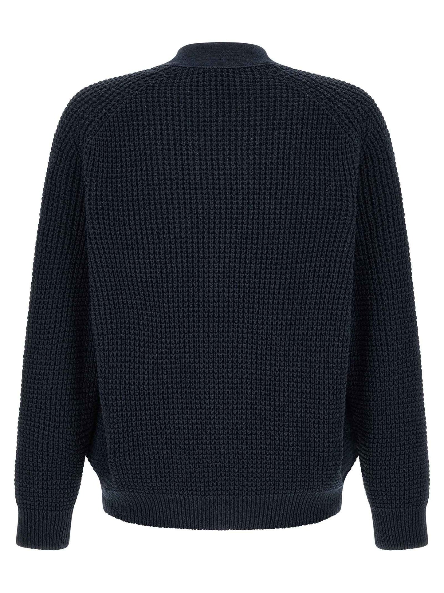 Blue Cotton Cardigan
