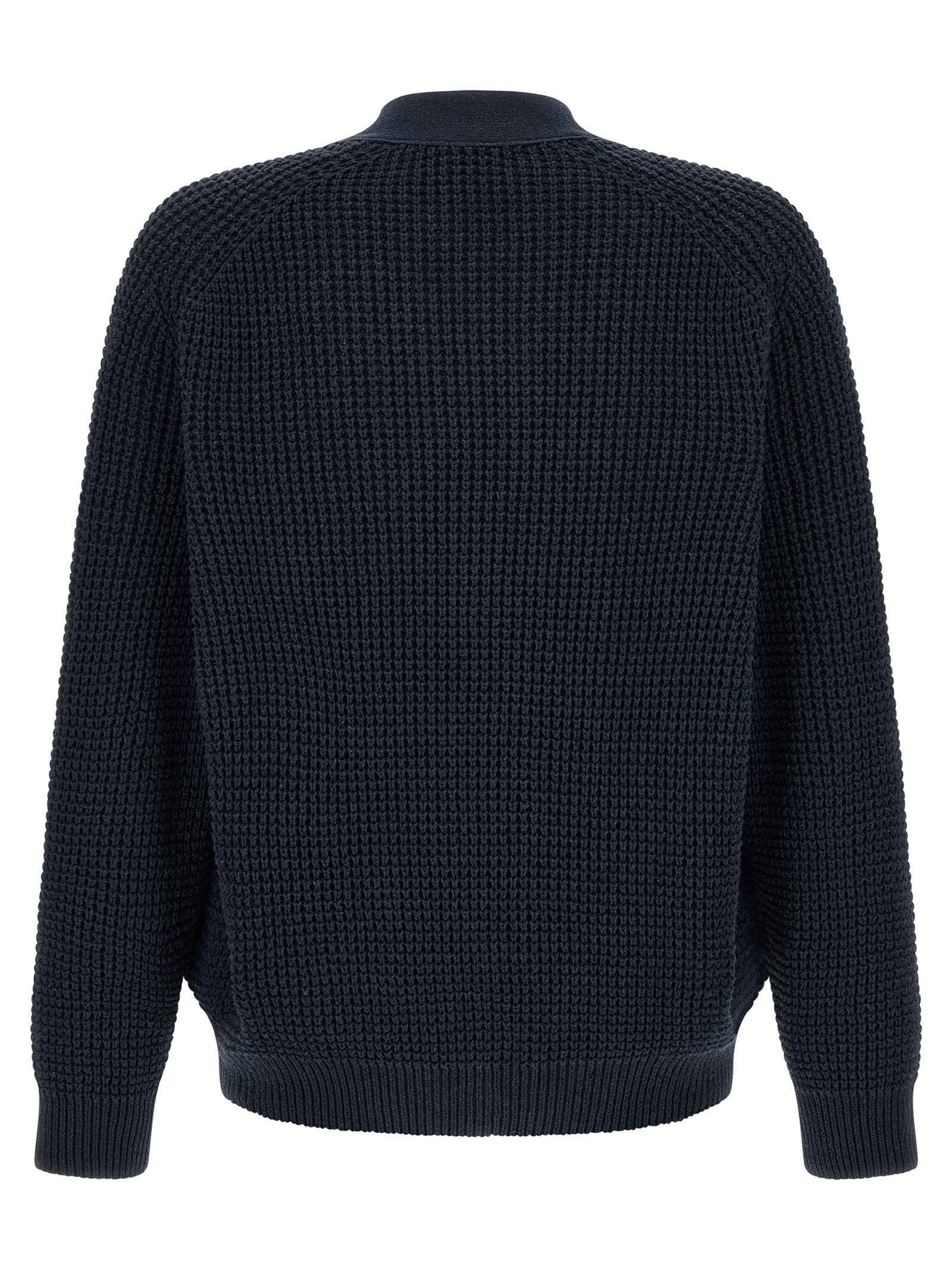 Blue Cotton Cardigan