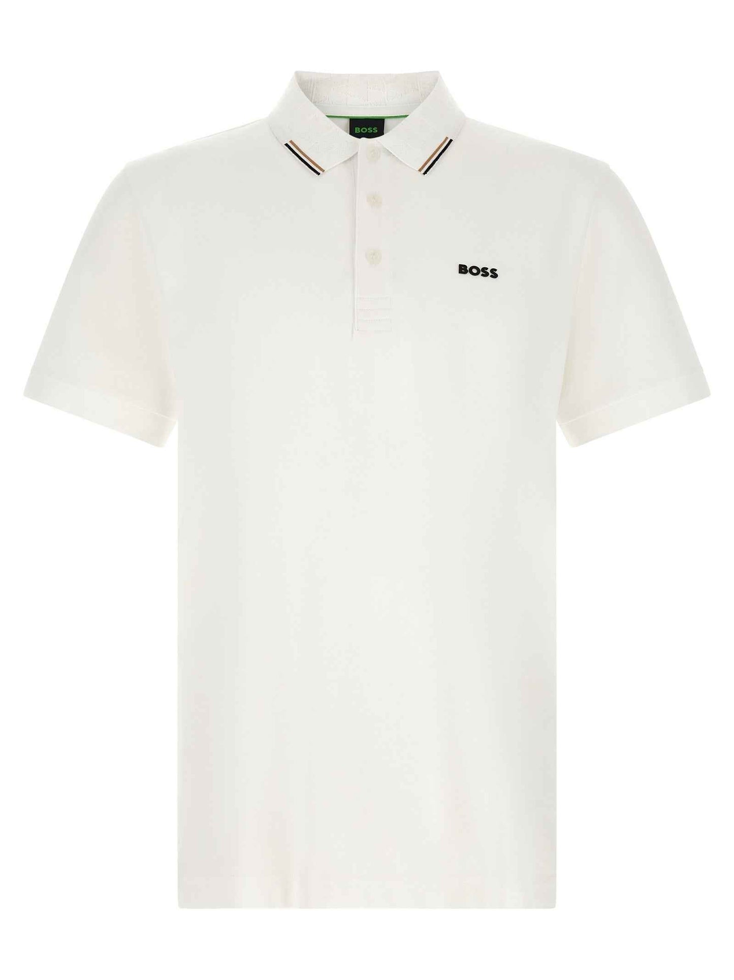 White Cotton Polo Shirt