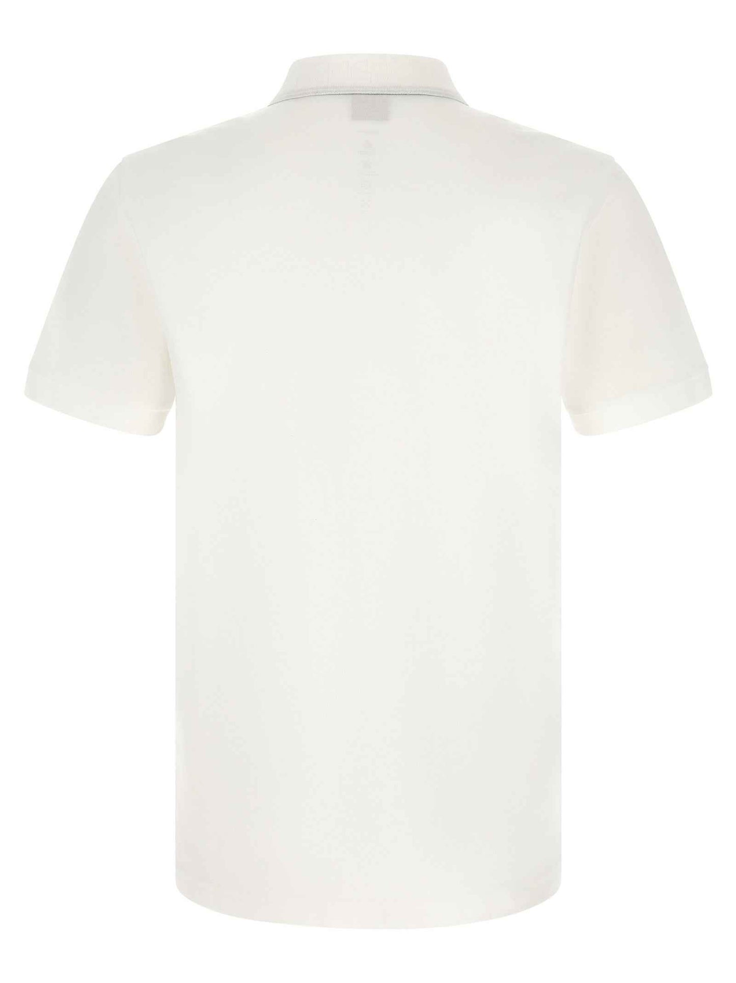 White Cotton Polo Shirt