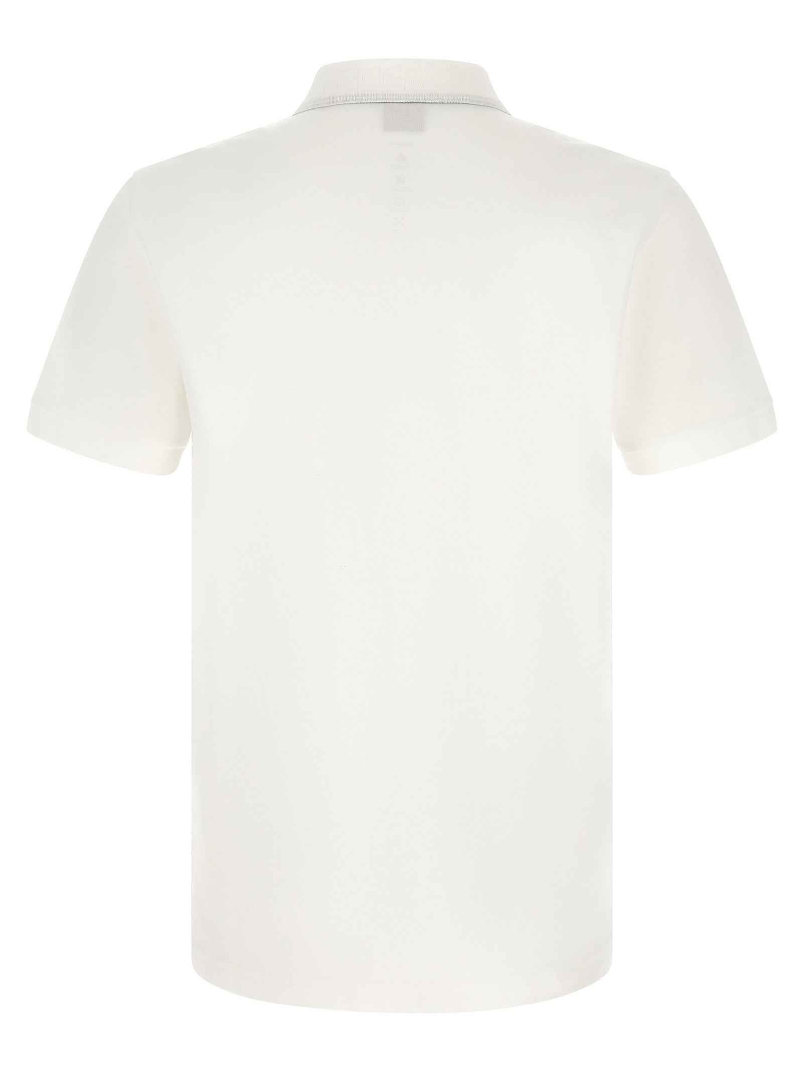 White Cotton Polo Shirt