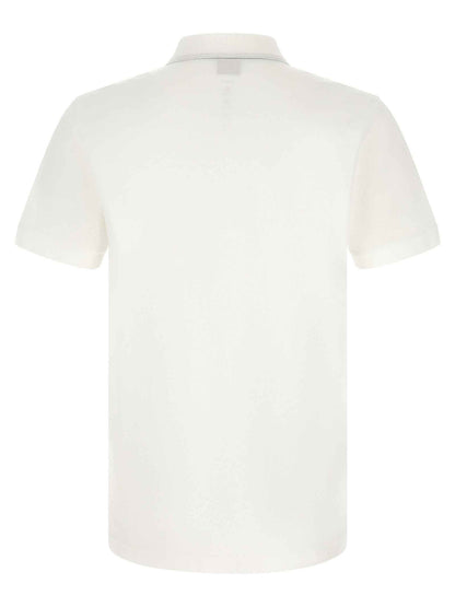 White Cotton Polo Shirt