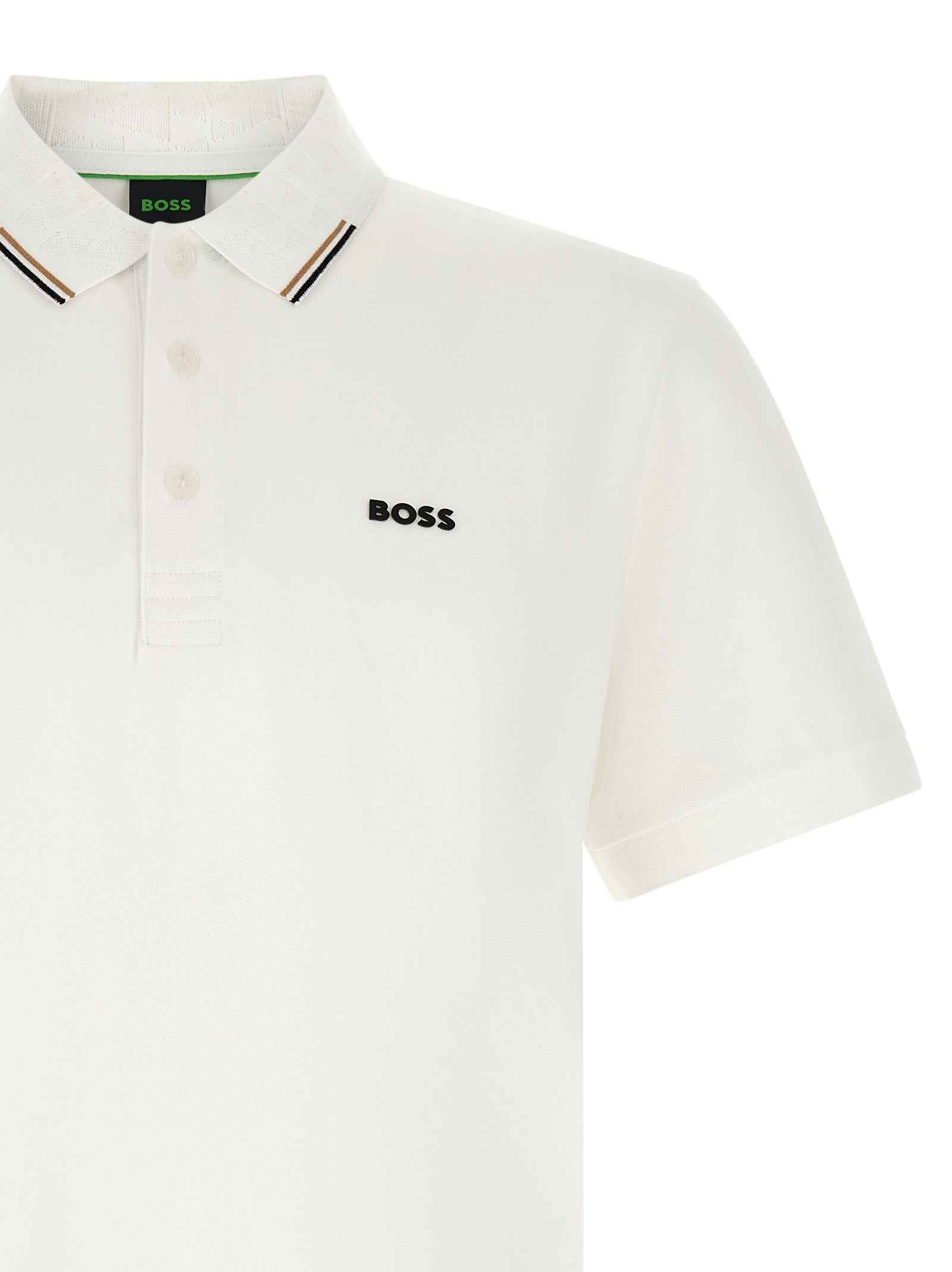 White Cotton Polo Shirt