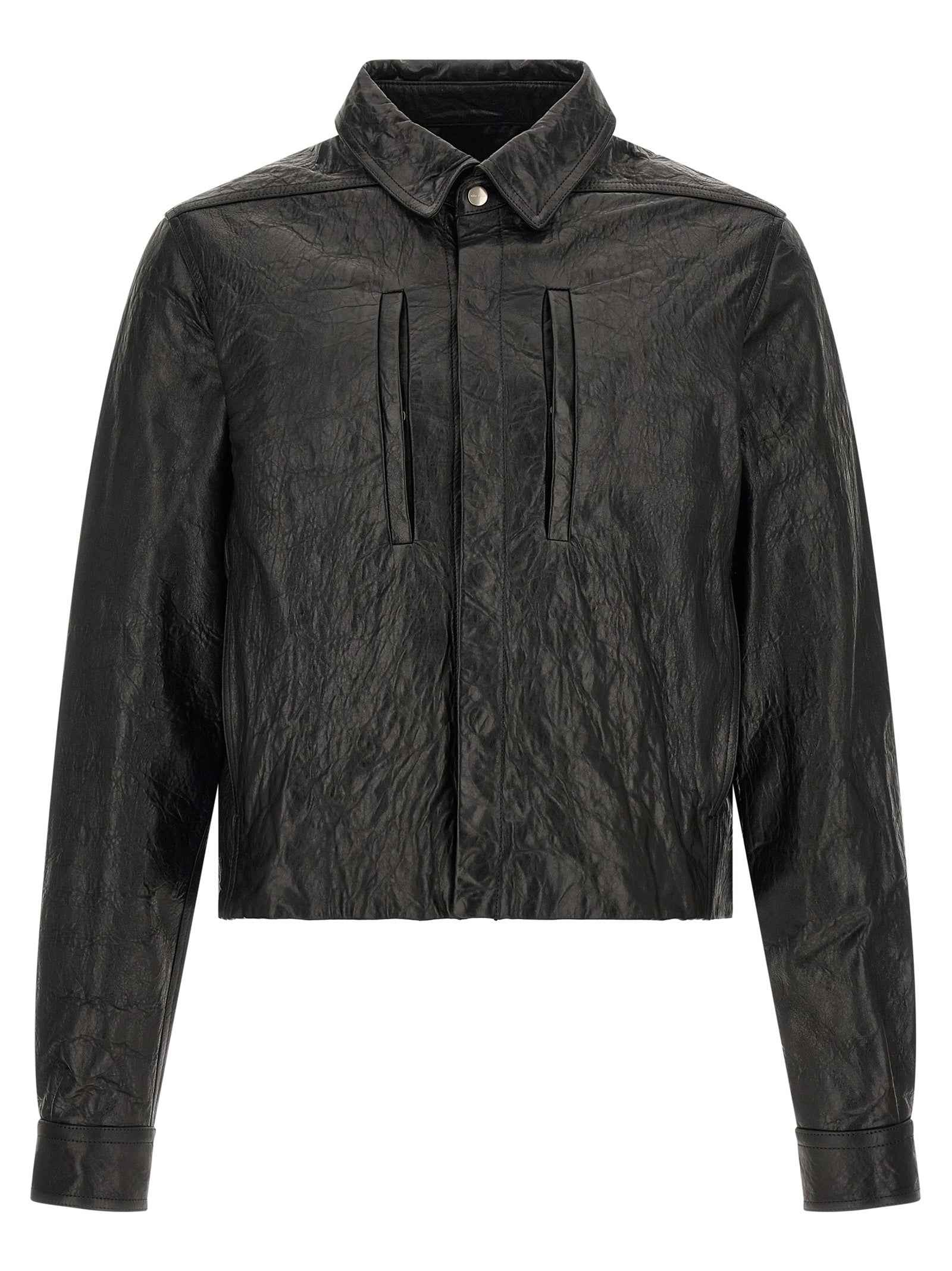 Black Lamb Leather Leather Jacket