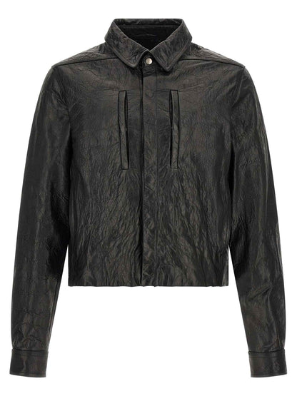 Black Lamb Leather Leather Jacket