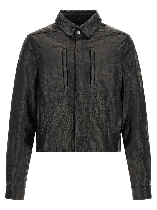 Black Lamb Leather Leather Jacket