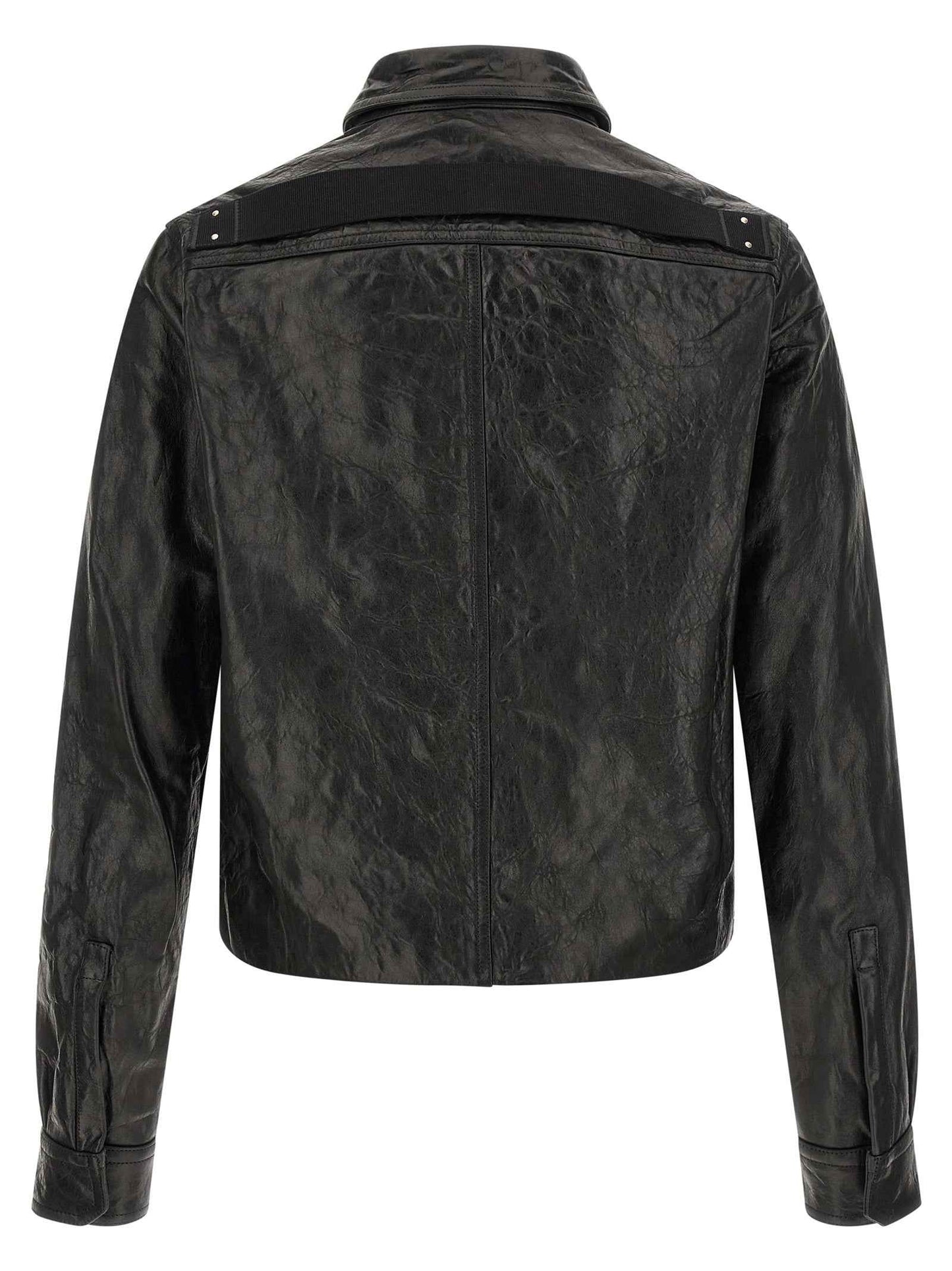 Black Lamb Leather Leather Jacket