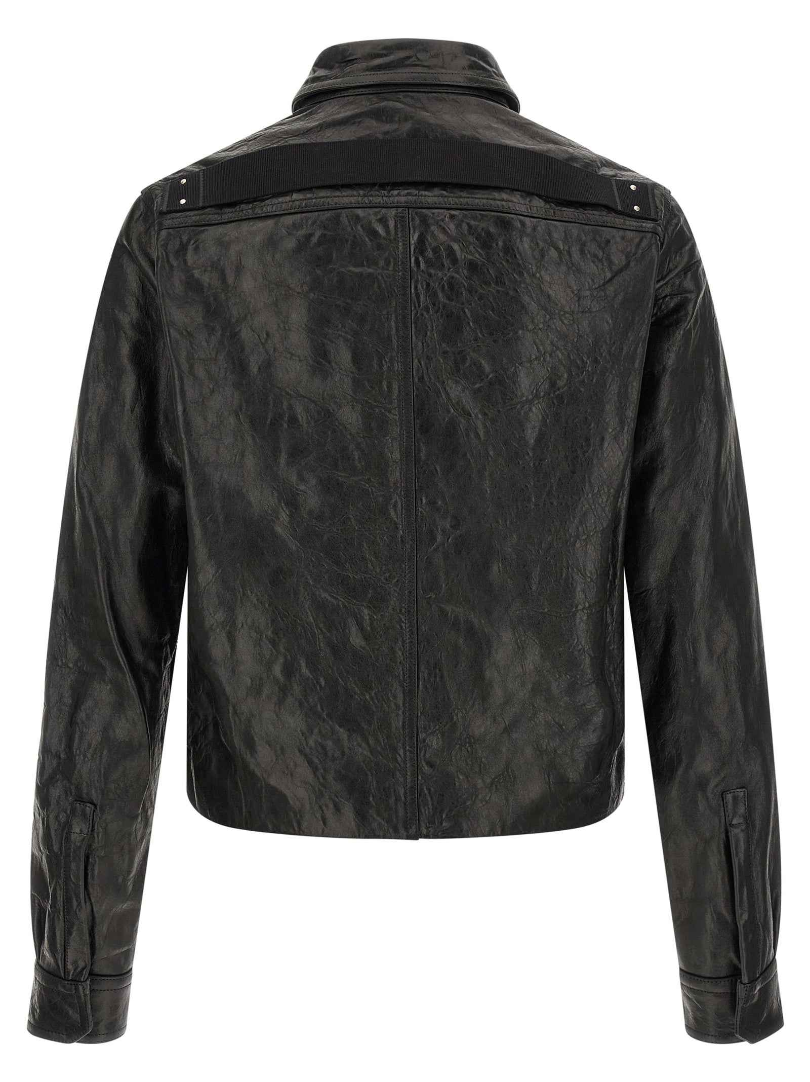 Black Lamb Leather Leather Jacket