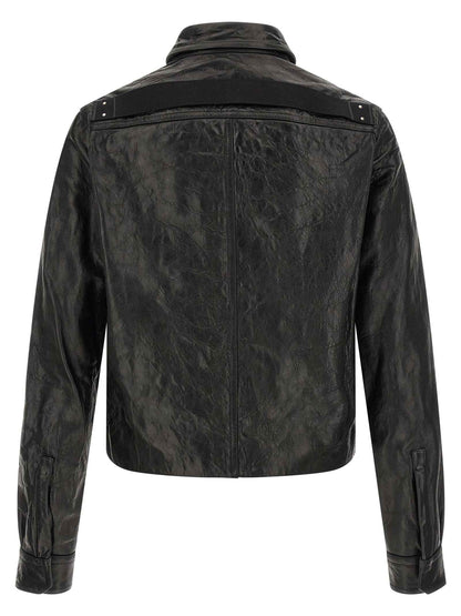 Black Lamb Leather Leather Jacket