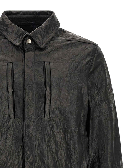 Black Lamb Leather Leather Jacket