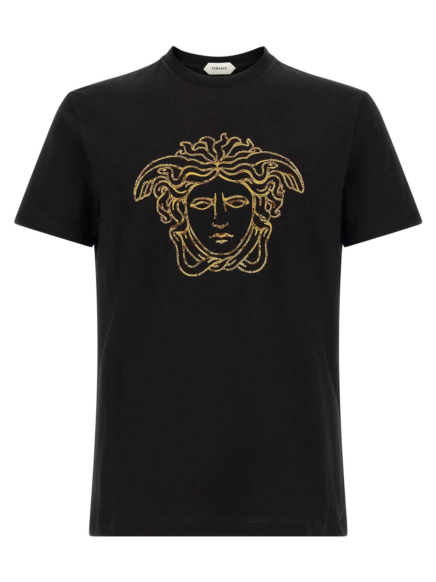 Black Cotton T-Shirt