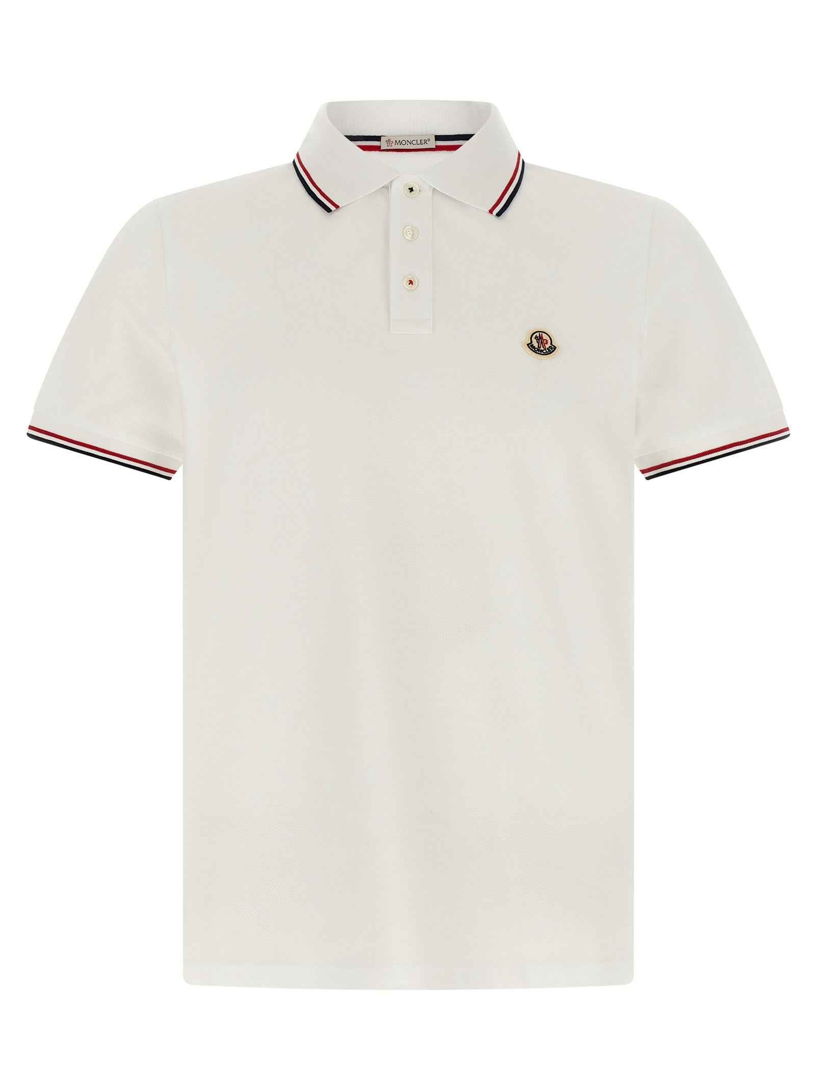 White Cotton Polo Shirt