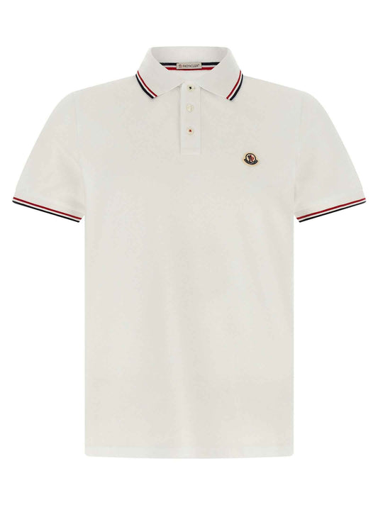 White Cotton Polo Shirt