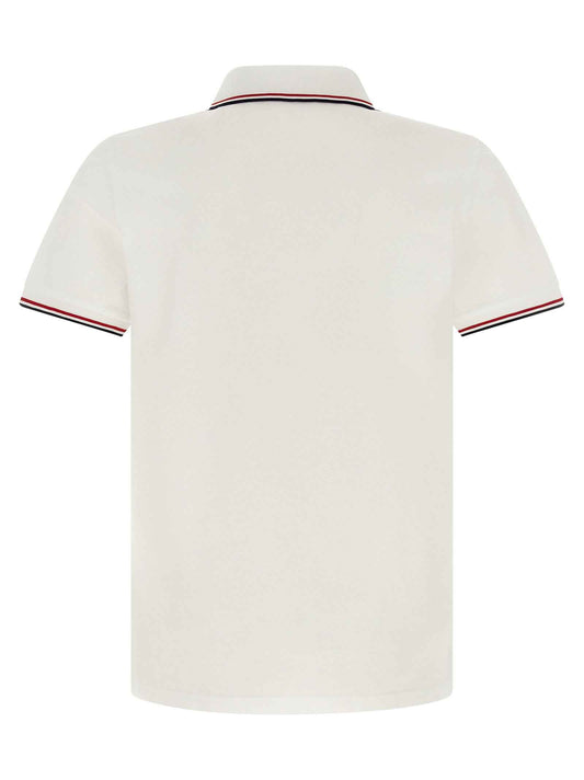 White Cotton Polo Shirt