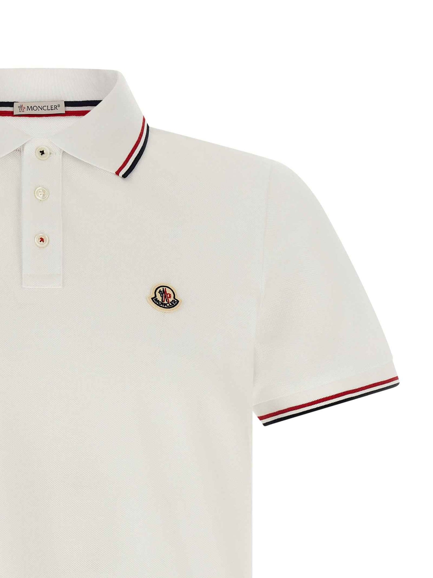White Cotton Polo Shirt