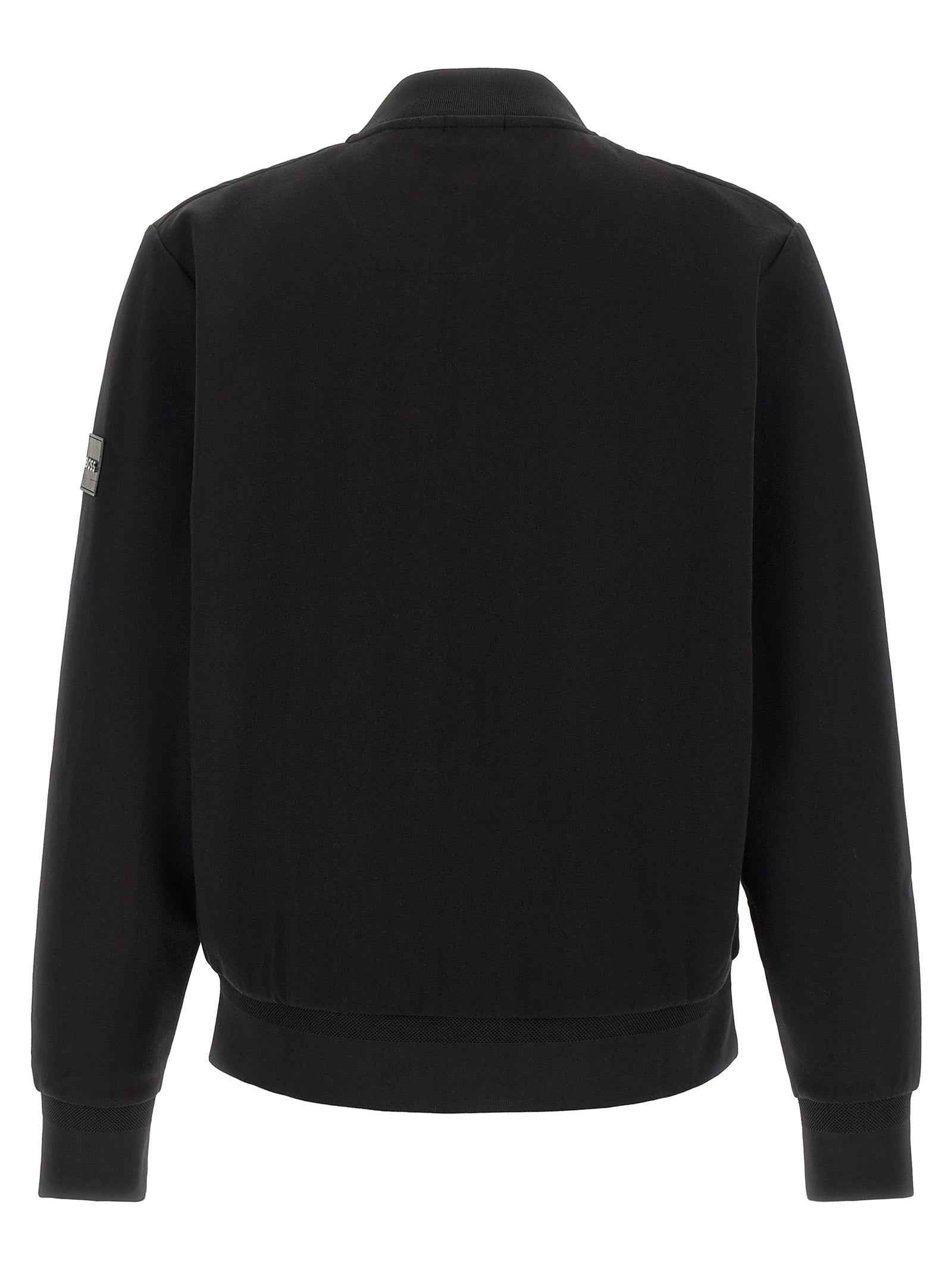 Black Cotton Sweatshirt
