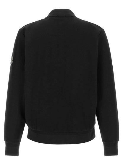 Black Cotton Sweatshirt