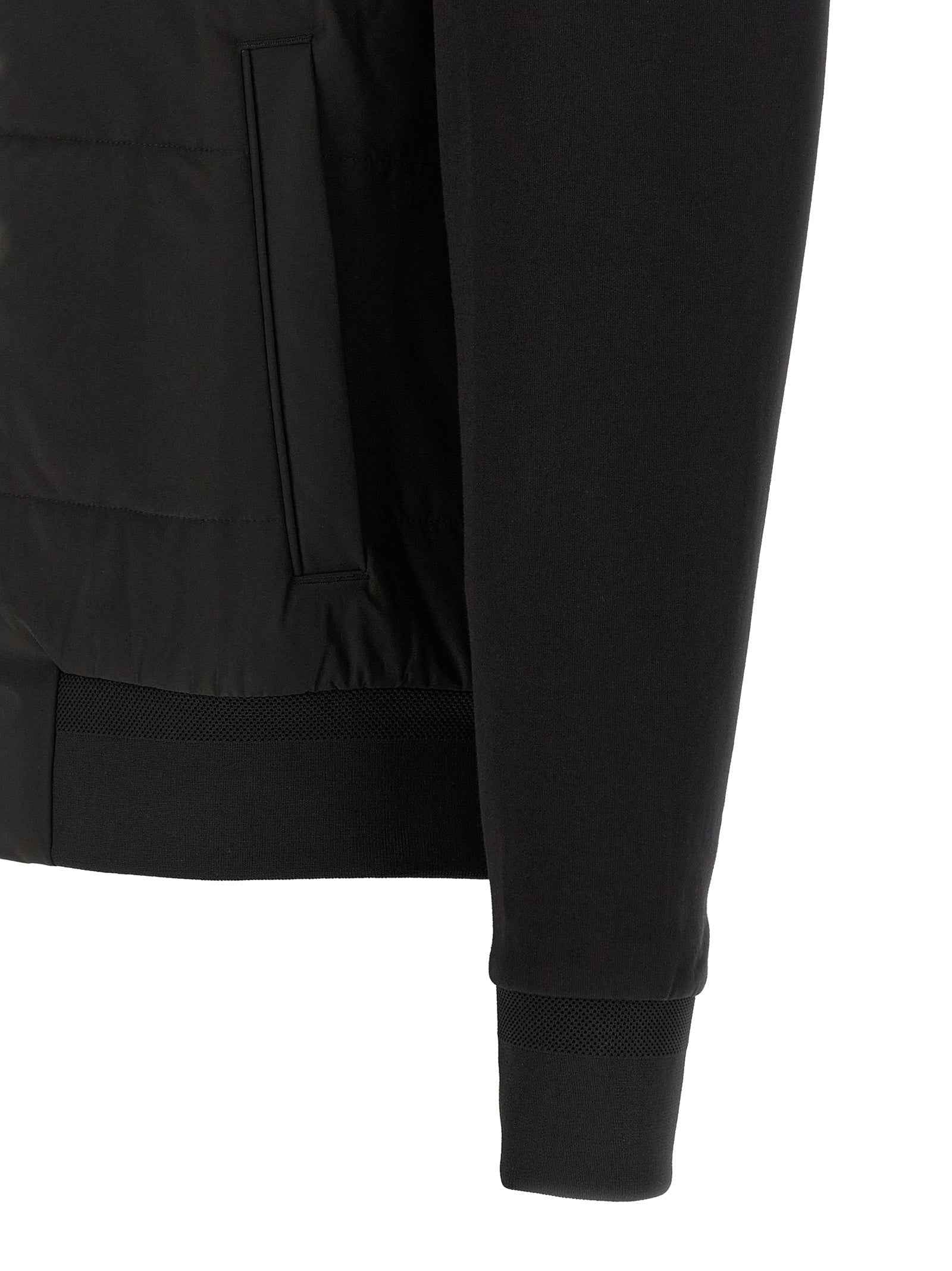 Black Cotton Sweatshirt